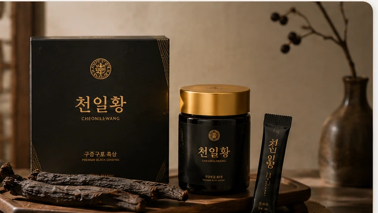 천일황 프리미엄 흑삼 제품