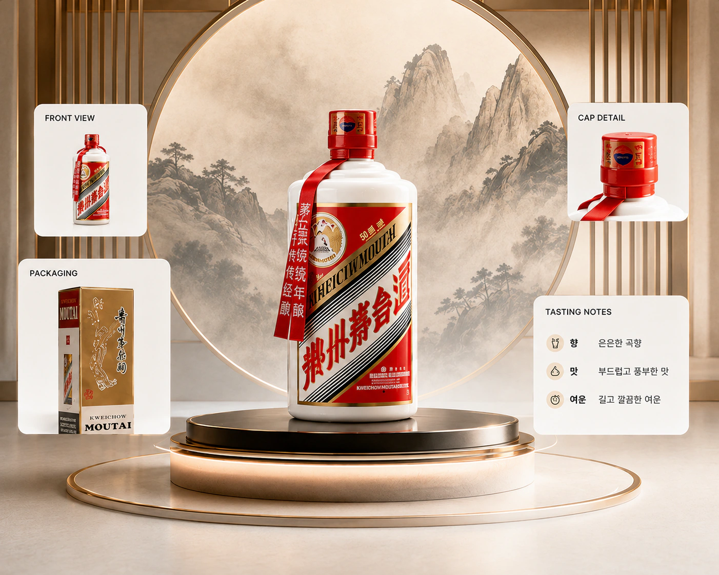 MAOTAI product showcase