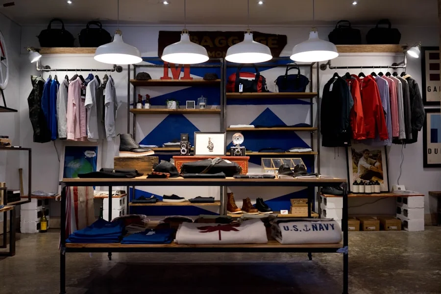 Premium department store interior